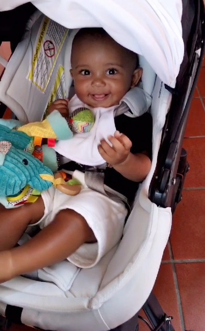 Saint West, Kim Kardashian Snapchat